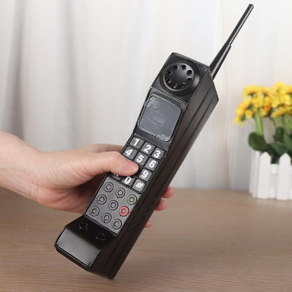 Mobil Brick Telefon Modell Brick Mobiltelefon Dekoration Hantverk RÖD Red