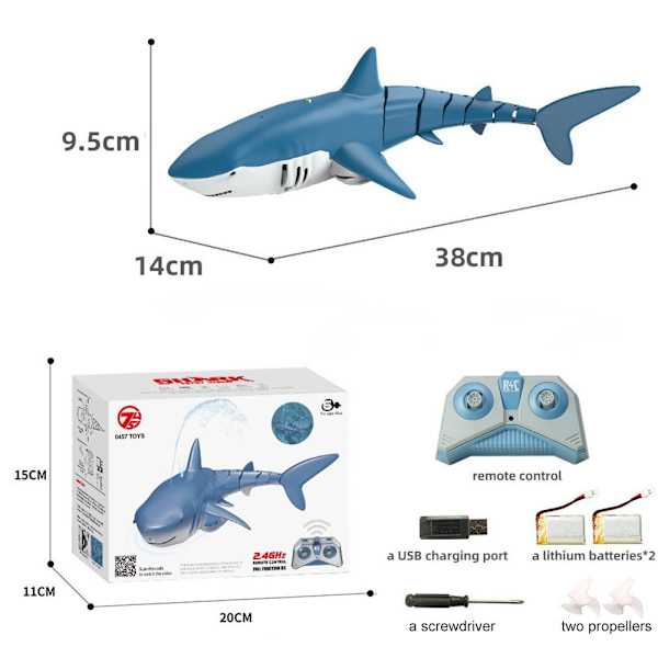 Rc Shark Toy Fjärrkontroll Shark Toy C2 C2 C2