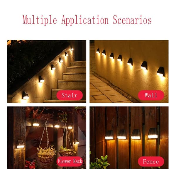 LED Solar Lamp Vegg Light Security Flood Lamp