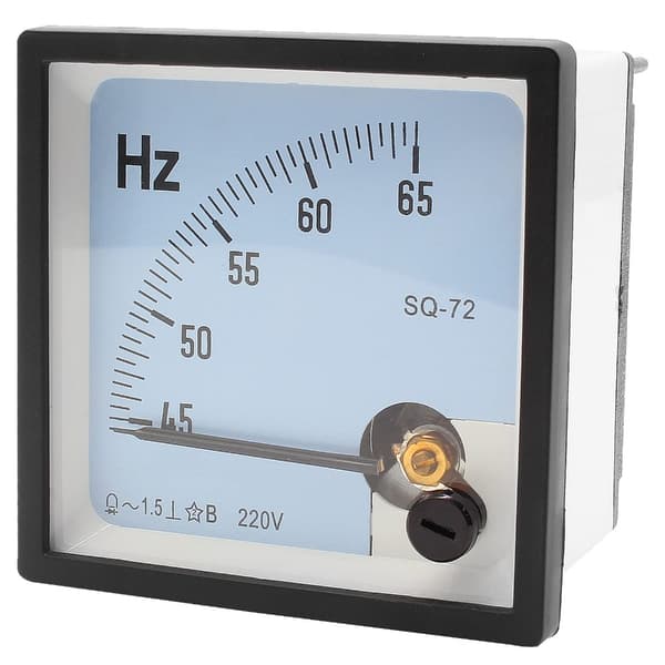 Frekvenspanelmätare Noggrannhetsklass Pekartyp Analog panel