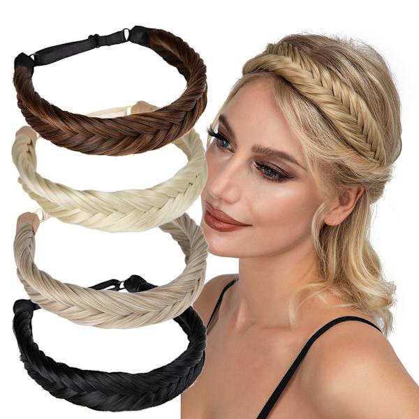 Syntetisk pandebånd Fishtail Braids Hår 22/613 22/613 22/613