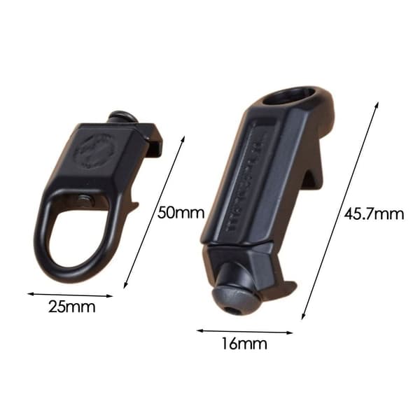 Tactical Soljet Release QD Sling BLACK 50X25MM Black 50x25mm