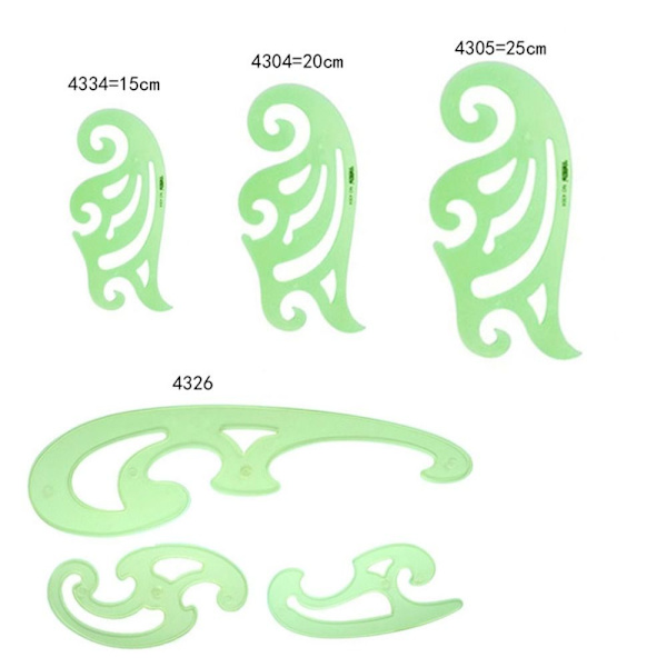 3/4/6/9/11/13PCS Piirustusmallisarja Tekninen set 6PCS-03