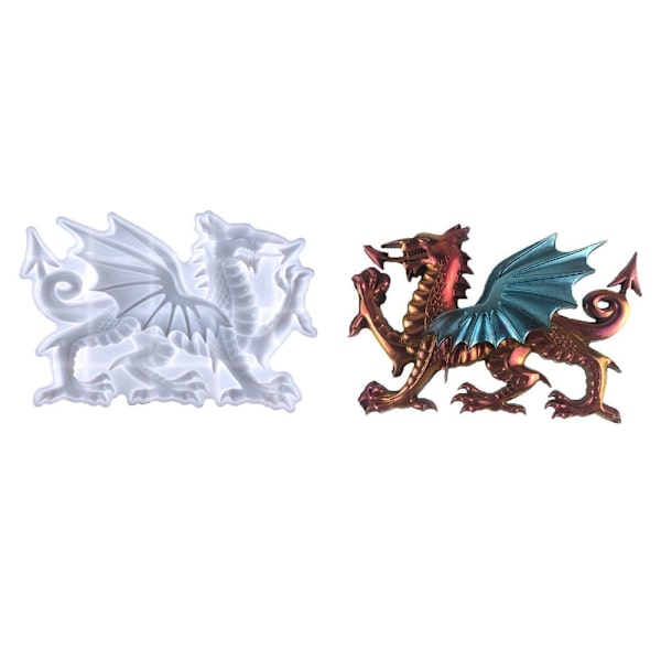 Dragon Silikonform Harpiksformer Støpeform