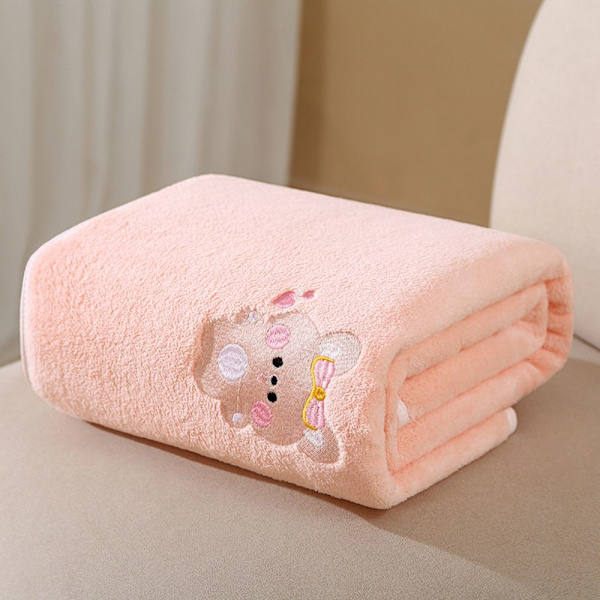 Barn Badehåndklær Nyfødt Baby Håndkle ROSA pink