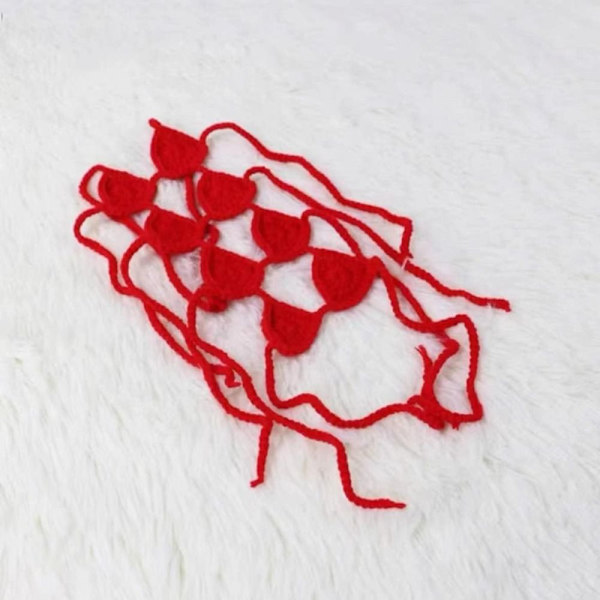 Pet Bikini Klær Pet Cat Bikini RØD Red