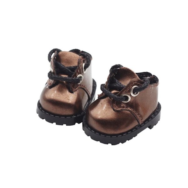 Dockskor Leksaksskor MÖRKBRUN dark brown
