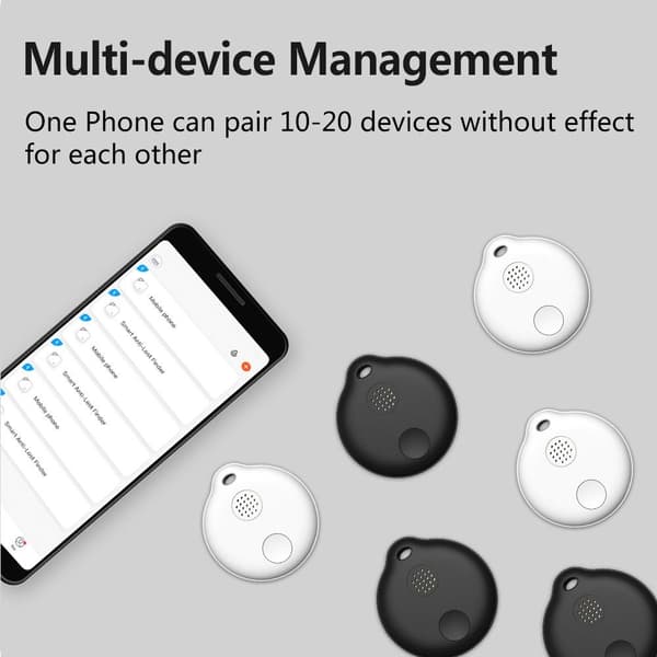 Anti-Lost Alarm Mini GPS Tracker HVID white