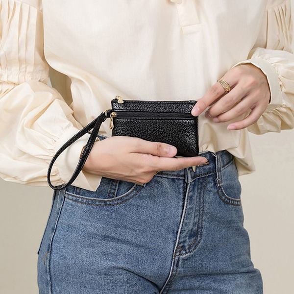 Zero Wallet Mønt Opbevaringspose SORT Black