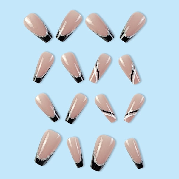 French Fake Nails Ballerina False Nail 1 1 1