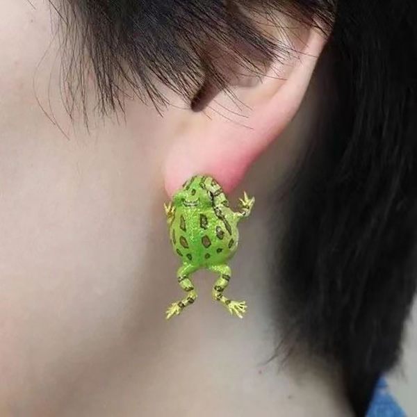 1pari sammakkokorvakorut Eläimen korvanapit TYYLI 1-REIVISETTY TYYLI Style 1-Pierced