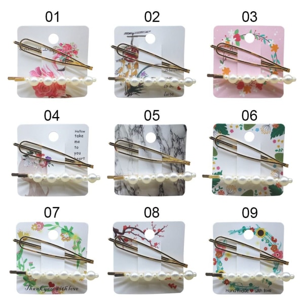 100 stk/parti Hårnålspakkekort Kraftpapirkort 100STK 05 100pcs 05