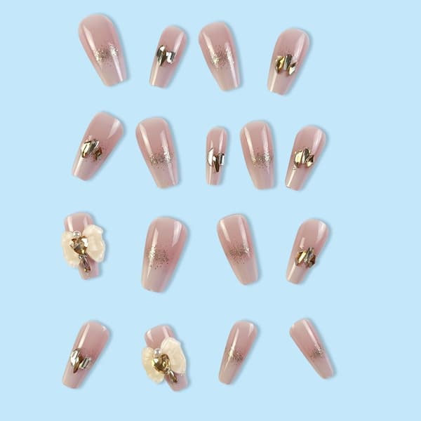 Fake Nails Kort T-form 2 2 2