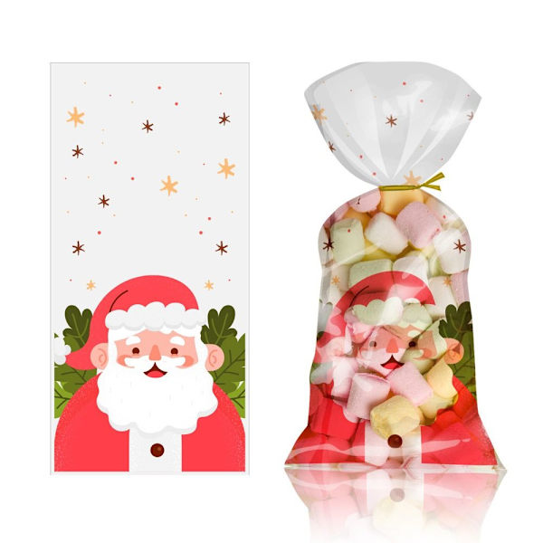 50 st julgodispåsar Xmasförpackningspåsar C C C