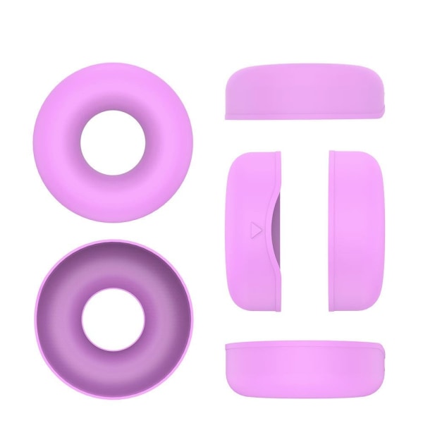 1 par øreputer silikondeksel LILLA purple