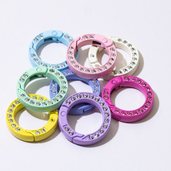 5 st fjäder O-ringsspännen Diamantkarbinhake 10 10 10