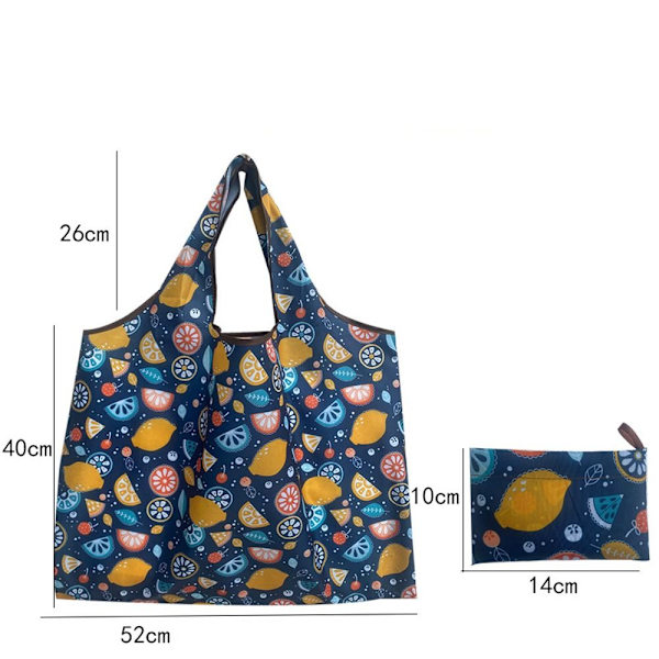 Sammenleggbar handleveske Pouch Tote Pouch C C C