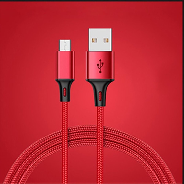 Hurtig opladning Type-C datakabel RØD ANDROID ANDROID RED Android-Android