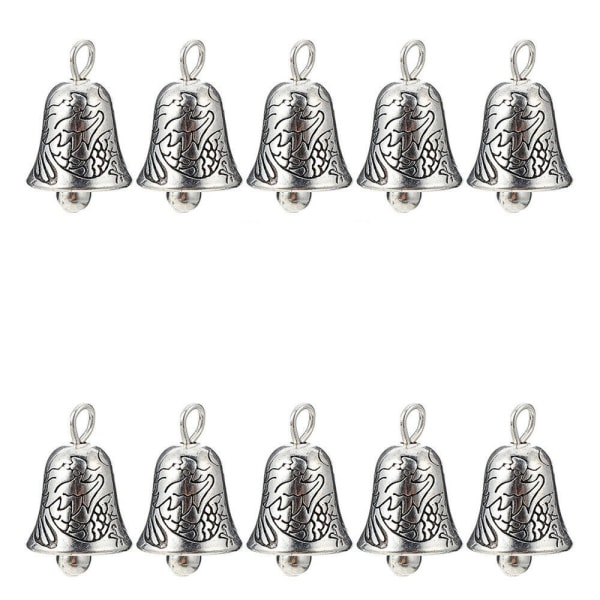 Bell Pendant Handstring Smykker Tilbehør DIY Mobile Necklace 10Pcs