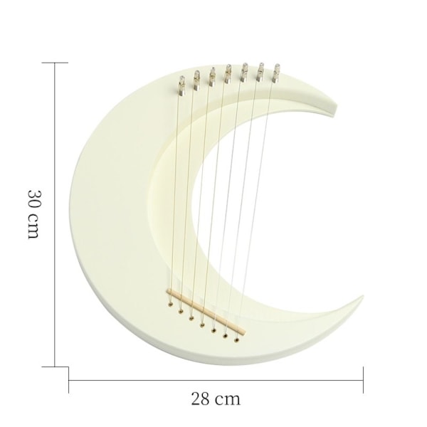 7 stråkinstrument Musical Lyra Grekland Lyre Harp