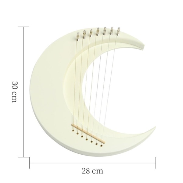 7 Strings Instrument Musical Lyre Hellas Lyre Harp