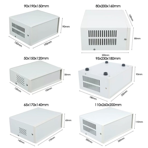 Indkapsling Project Case Junction Box 65X170X140MM 65x170x140mm