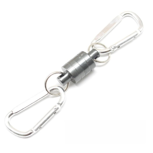 Låsespænde Krog Bjergbestigningsspænde GRÅ 2 SPÆNDER 2 SPÆNDER Grey 2 buckles-2 buckles