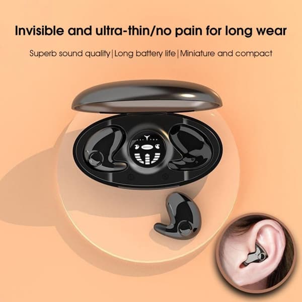 Langattomat kuulokkeet Bluetooth 5.3 MUSTA black