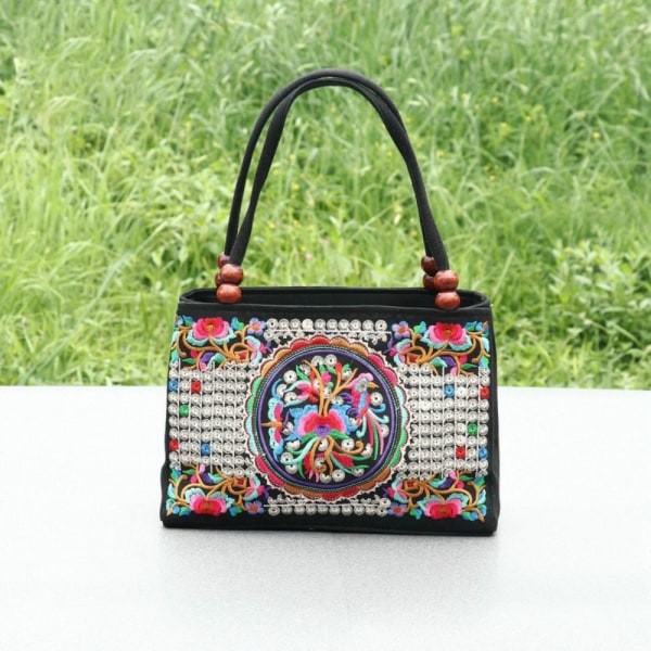 Broderede tasker Bucket Bag 4 4 4
