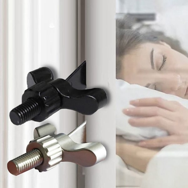 Dør Lås Dørstopper SØLV silver