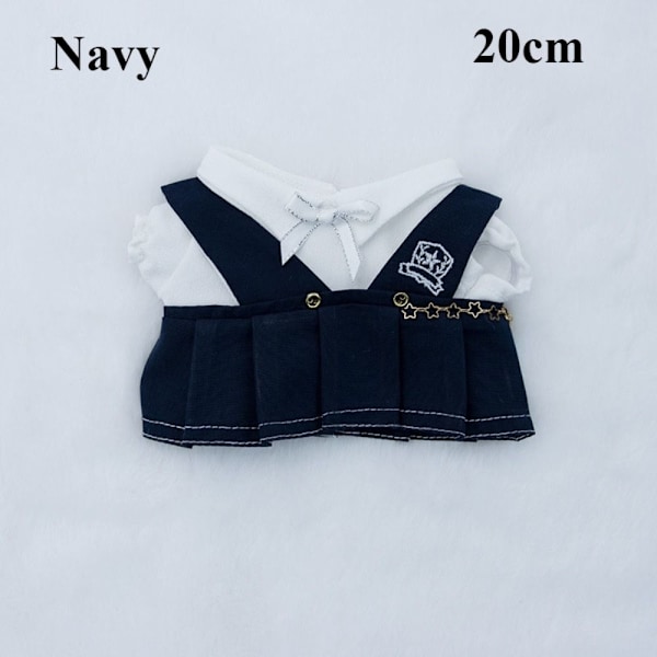 1 Set 10/20cm Dockkläder Dockklänningar NAVY 20CM Navy 20cm