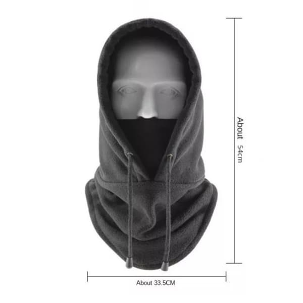 Balaclava Vinterhat MØRKEGRÅ dark grey