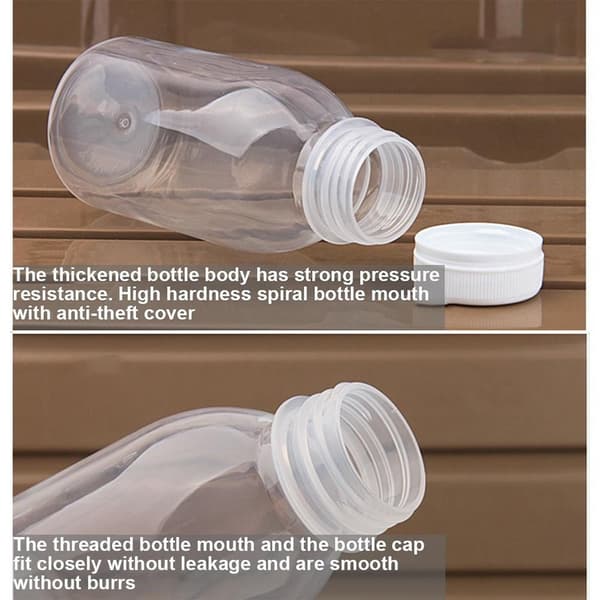 5 KPL Tyhjiä pulloja Säilytyspullo 250ML 250ML