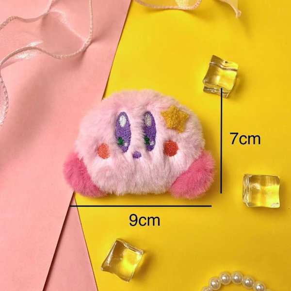 Kirby Keychain Anime Plush Key Chain 3 3 3