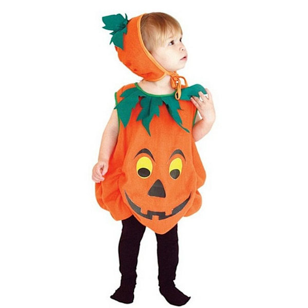 Baby Halloween Kostym Halloween Pumpkin Jumpsuits 80CM 80cm