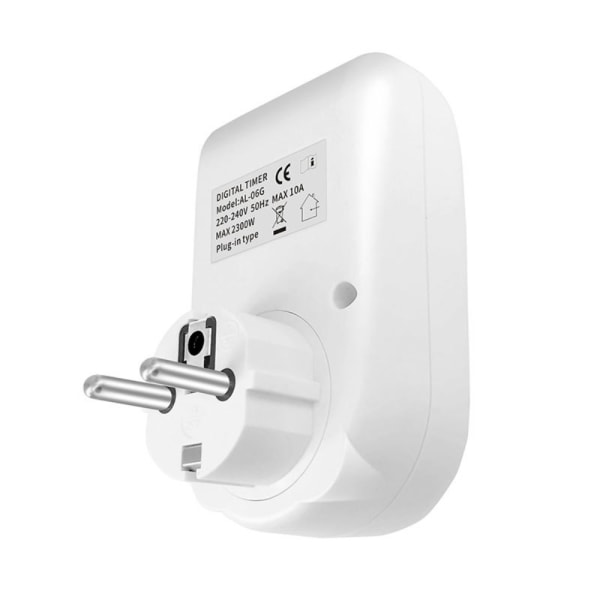 EU Plugg Timer Switch Programmerbar EU Plug