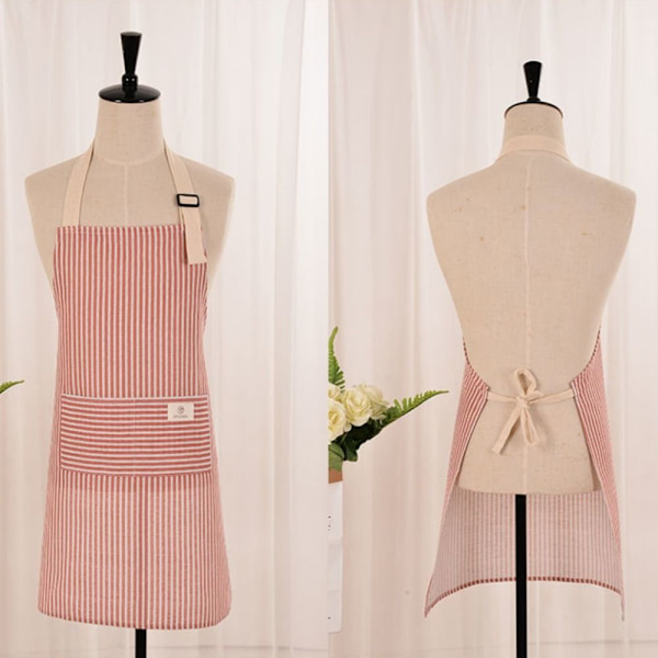 2 st Köksförkläde Polycotton Förkläde 1 1 1