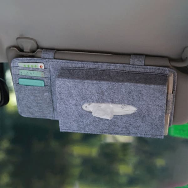 Tissue Box Ull Filt Hengende GRÅ grey