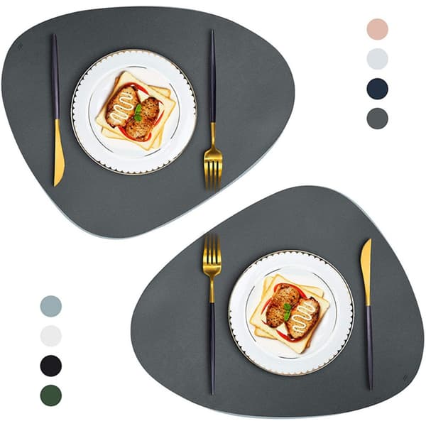 2 st Läder Servis Mat Isolerad Läder Servis 2 ST 2 2 pcs