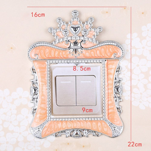 Single Light Switch Cover Sockel Surround Frame KAFFE coffee