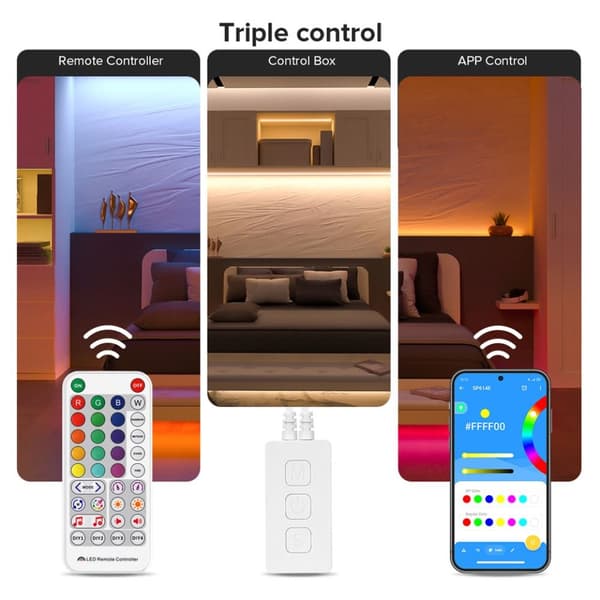 LED-kontroller RGB RGBW DOBBELT HODE DOBBELT HODE double head