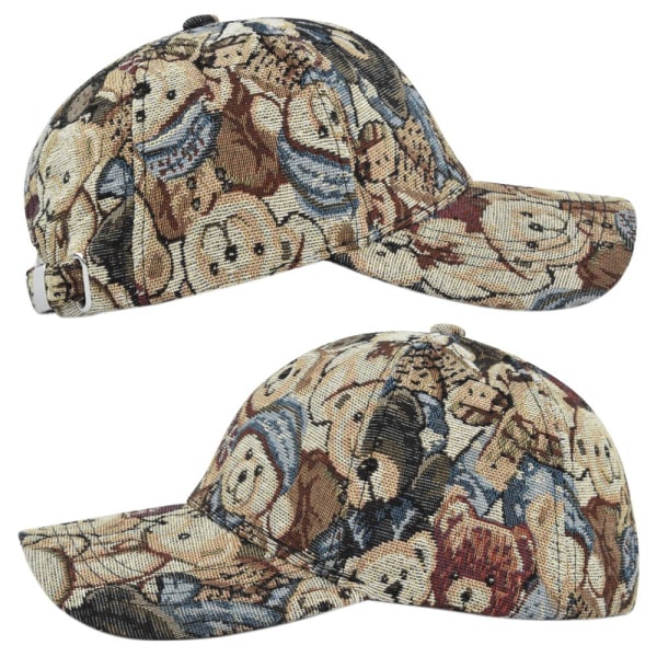 Sød bjørn baseball kasket Unisex-teenagere kasketter HUNDETRYK HUNDETRYK Dog Print