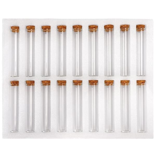 18 stk Reagensglas Science Tubes Burette