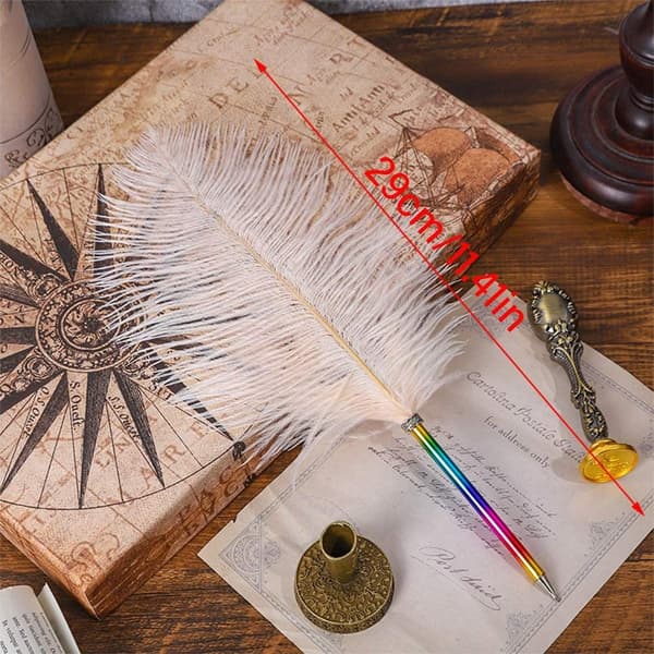 2kpl Feather Pen kuulakärkikynä 01 01 01