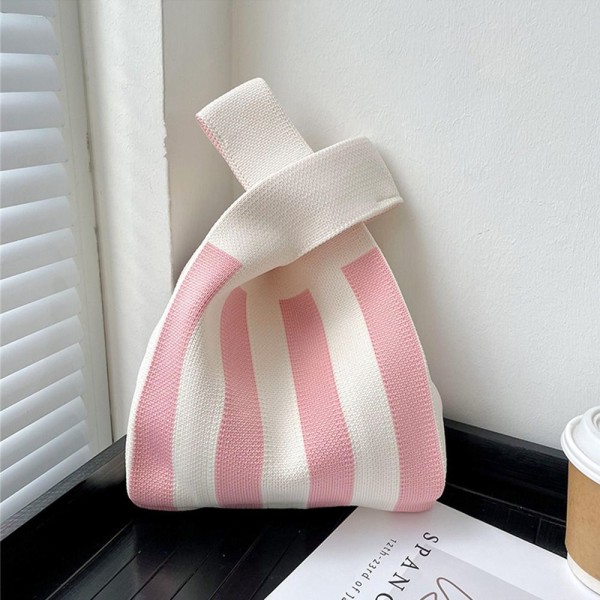 Tote Bag Knot Håndledstaske PINK pink