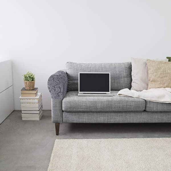 2ST Soffarmstödsöverdrag Cover LJUSGRÅ LJUSGRÅ Light Grey
