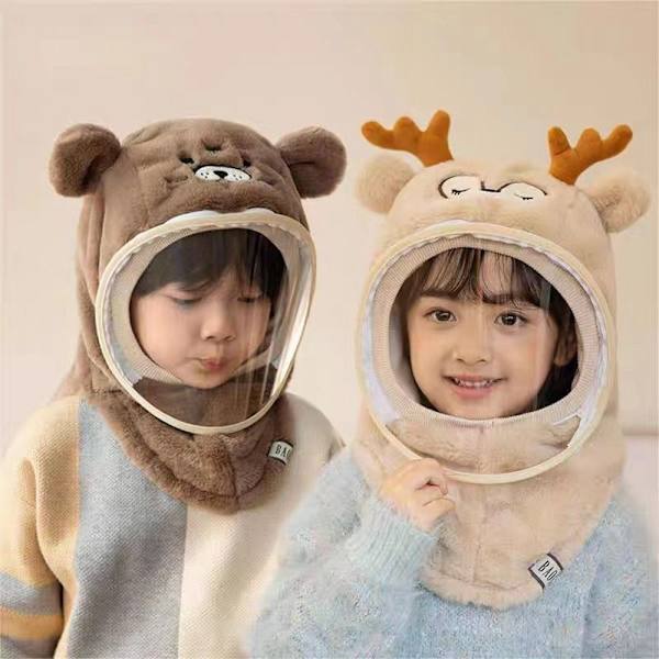 Barn Pullover Hatt Öronskydd Hatt STYLE 2 STYLE 2 Style 2