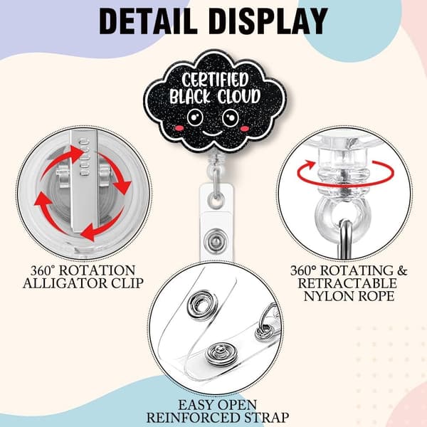 Badge Reel Retractable Heavy Duty