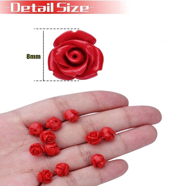 Beads Flower Beads Rose Beads