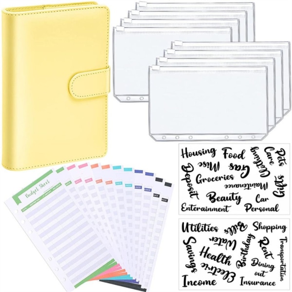 A6 Budget Binder Notebook Planner LILLA Purple